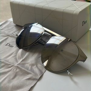 Dior Silver Reflective Sunglasses